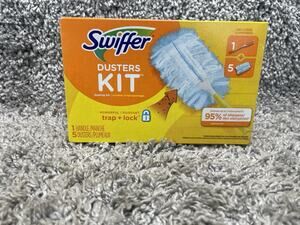 Swiffer Duster Kit Includes 1 Handle + 5 Dusters New